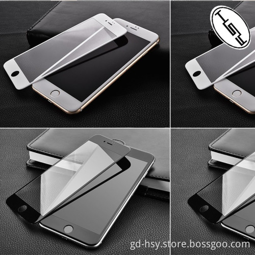 HUYSHE 3D screen protector for iphone 6 6s full cover edge to edge tempered glass